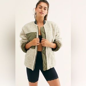 Free People Rivington Sherpa Jacket, perfect condition, only worn a few times